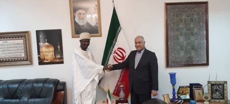 SERIGNE FALLOU MBACKE ABY REÇU EN AUDIENCE PAR L’AMBASSADEUR IRAN AU SÉNÉGAL